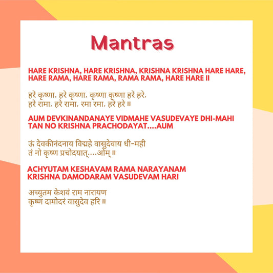 Mantra Chanting Baby Krishna (Medium - 22 cm)